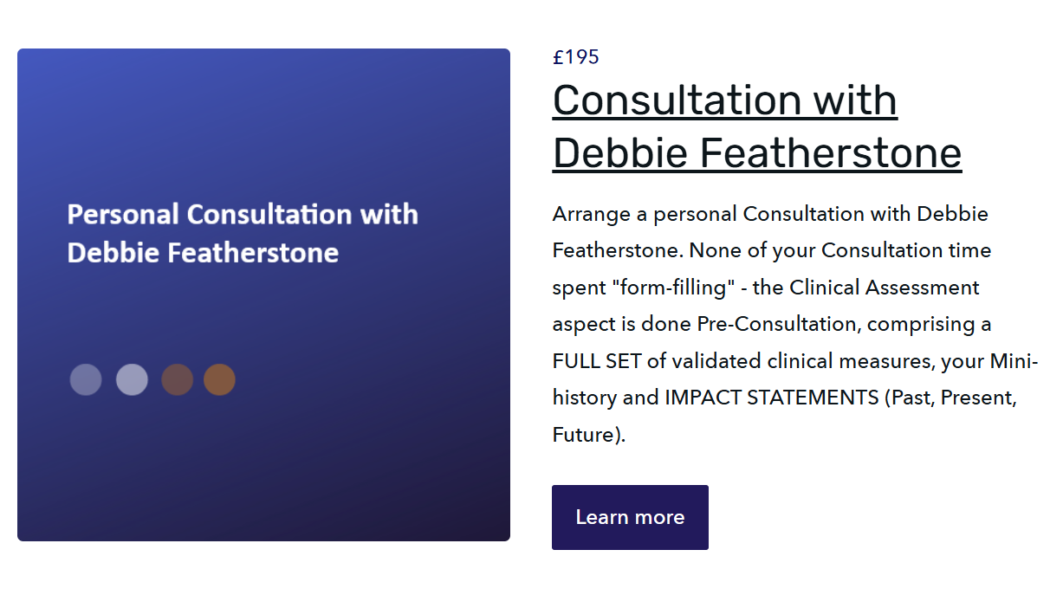 Arrange a Consultation with Debbie Featherstone